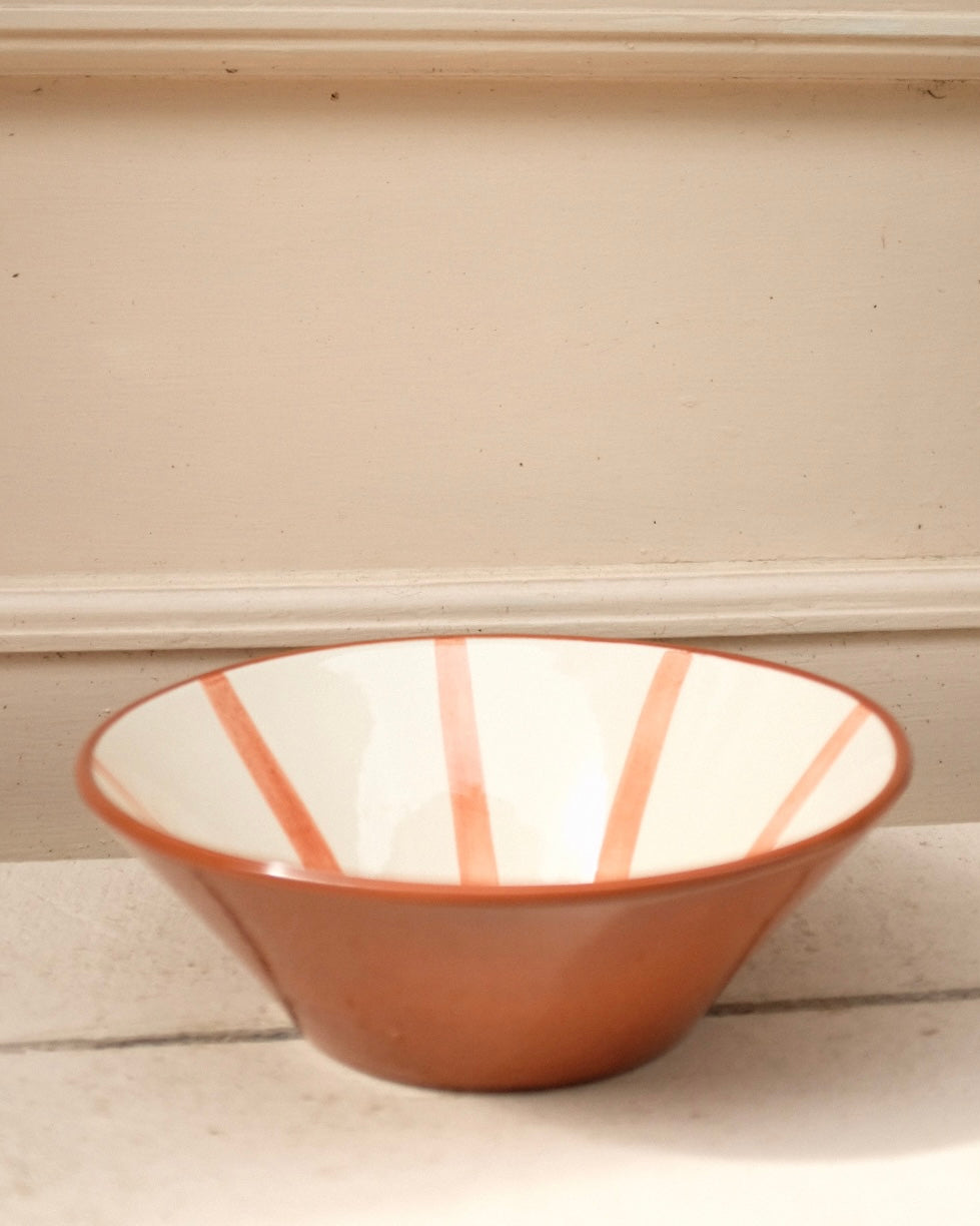 Segment Bowl - Terracotta