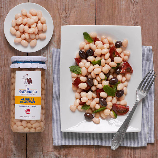 El Navarrico Haricot White Beans 720g