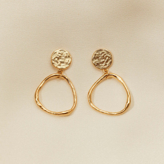 Agapé Studio Jewelry - Nerea Earrings | Jewelry Gold Gift Waterproof