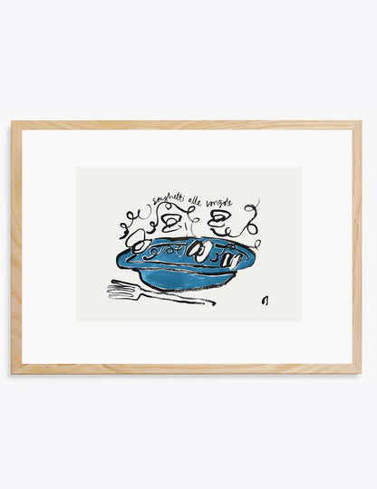 Spaghetti Alle Vongole Print by Olivia Sewell