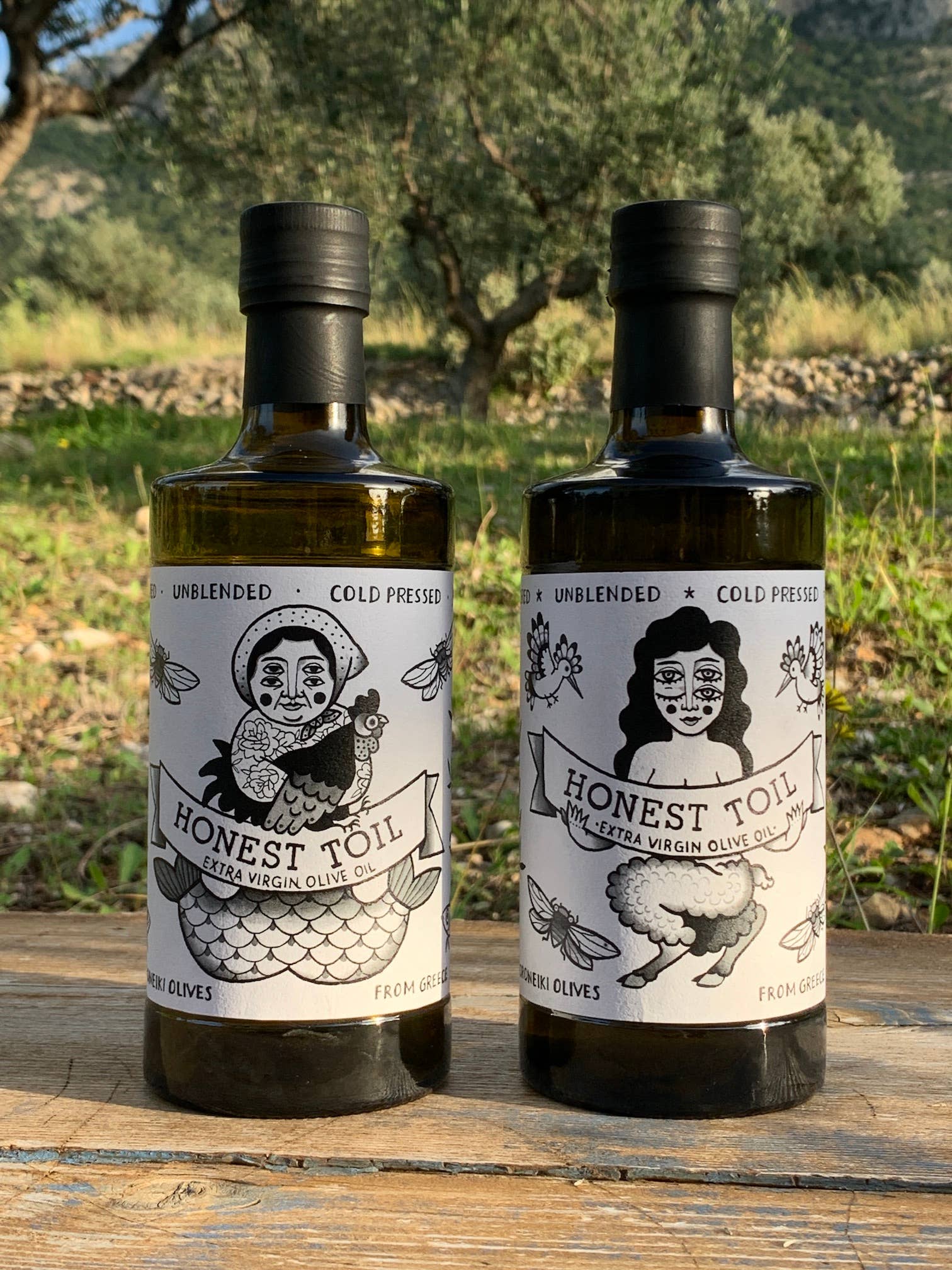 Honest Toil - 500ml bottle extra virgin olive oil (NOVEMBER 2023 harvest!)