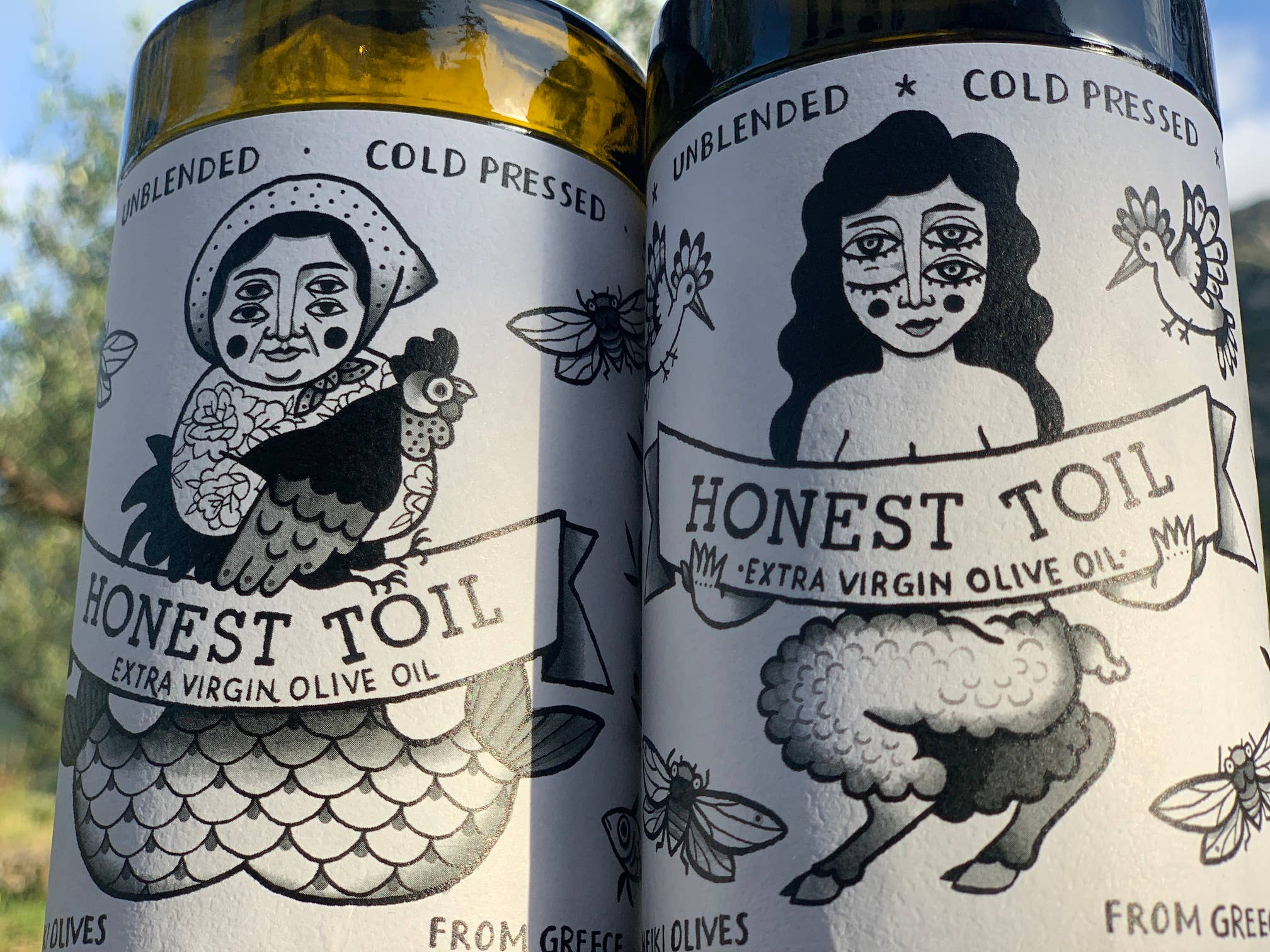 Honest Toil - 500ml bottle extra virgin olive oil (NOVEMBER 2023 harvest!)