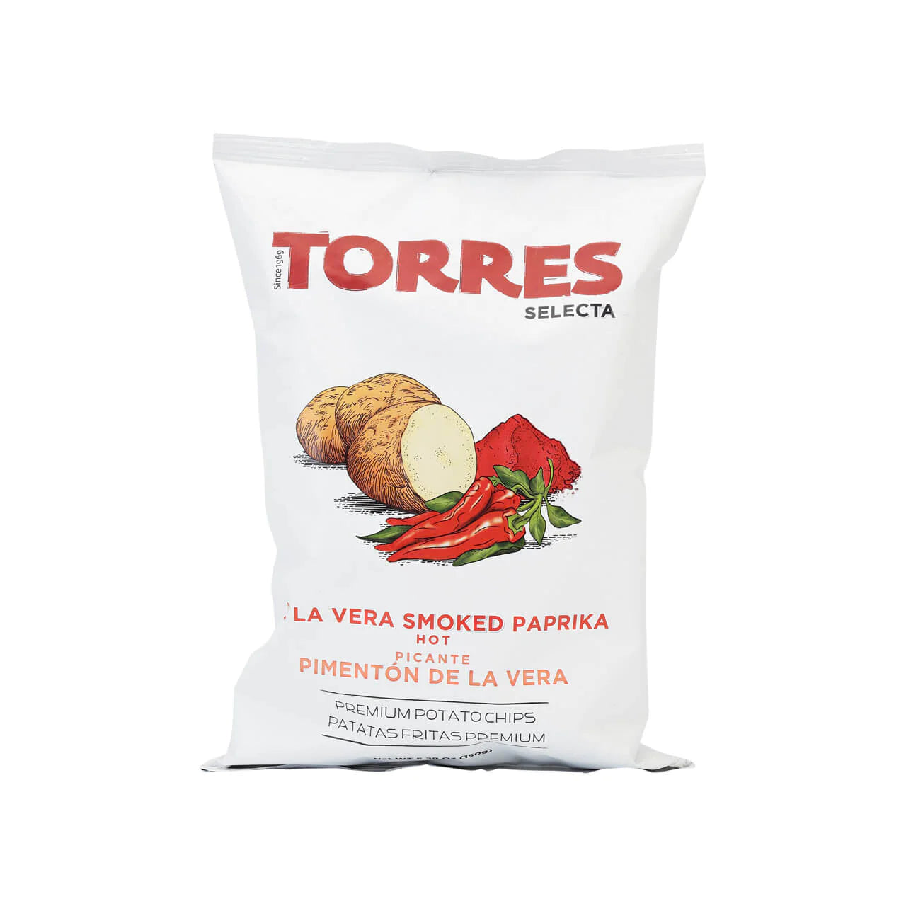Torres Smoked Paprika Potato Crisps, 150g
