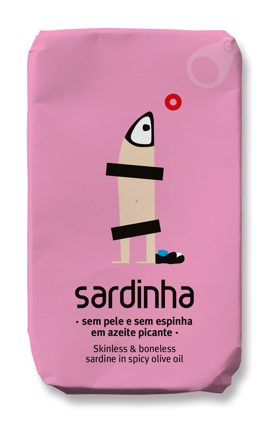 Sardinha - Skinless and boneless sardines in spicy olive oil