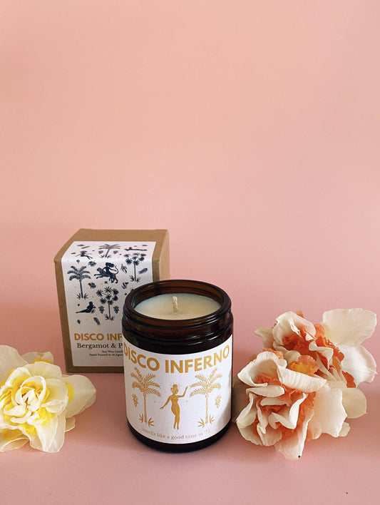 Les Boujies - Disco Inferno - Midi Size Boxed Soy Wax Candle