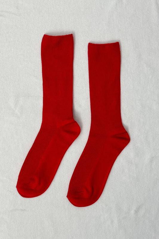 Le Bon Shoppe - Trouser Socks: Red Lipstick
